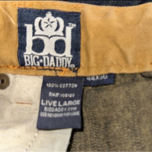 Y2K Big Daddy Black Jeans(Southpole Style) Men’s Size 44/30 - Picture 8 of 8